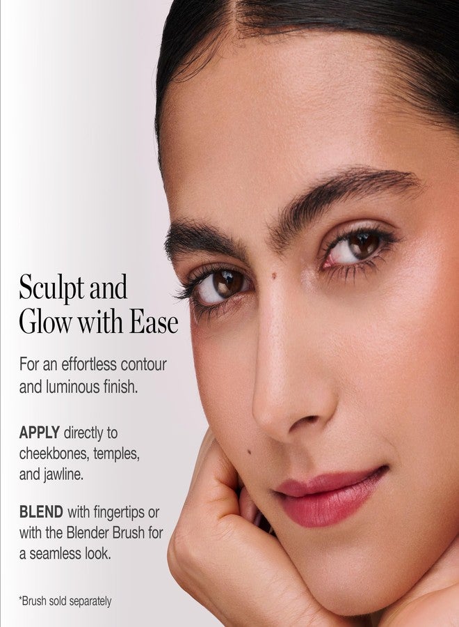 Ogee Bronze & Blend Duo - Sculpted Face Stick in Copper & Blender Brush Set - Certified Organic Bronzer & Professional Quality Makeup Brush for Flawless Makeup Application - Image 4